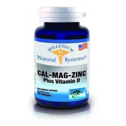 Calcio Magnesio Zinc Y Vitamina D 100 System (Entrega Inmediata)