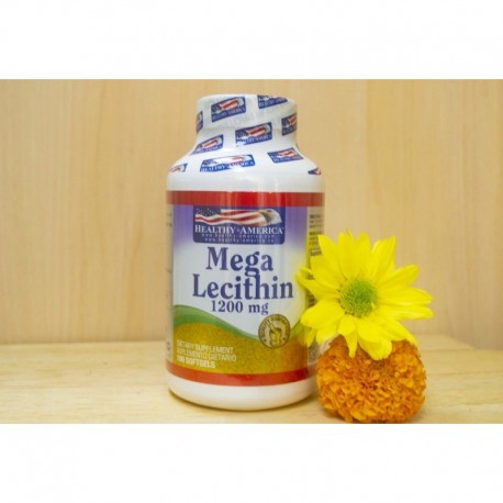 Mega Lecithin 1.200 Mg Healthy America (Entrega Inmediata)