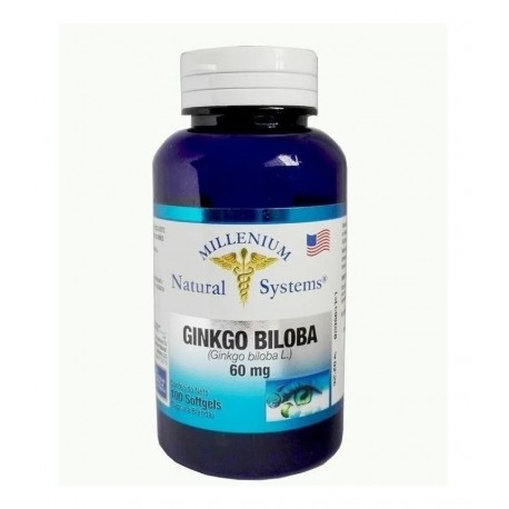 Ginkgo Biloba 60 Mg X 100 Soft - Natural Systems (Entrega Inmediata)