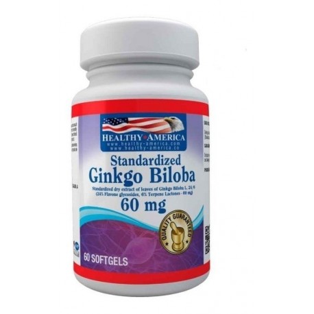 Standardized Ginkgo Biloba 60 Mg De 60 Caps (Entrega Inmediata)