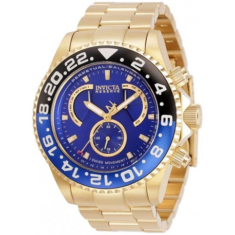Reloj Invicta 29959 Reserve Perpetual Chronograph Quartz Blu (Importación USA)