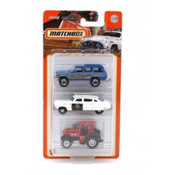 Matchbox Paquete X3 Carros Metálicos Surtido Mattel Gwf73 (Entrega Inmediata)