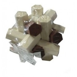 Cubo De Madera Armable Ref Bs65 Juguete Troncos Destreza (Entrega Inmediata)