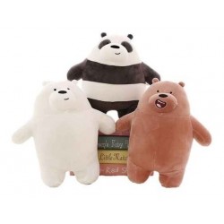 Osos Escandaloso Peluche 30 Cm Polar Pardo Panda + Obsequio (Entrega Inmediata)