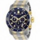 Reloj Invicta 0077 Hombre Pro Diver Chronograph Blue Dial (Importación USA)