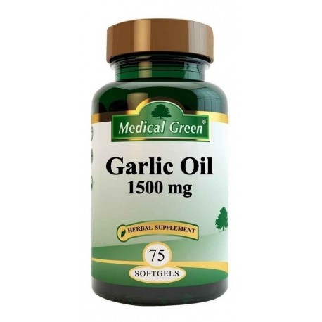 Garlic Oil (aceite De Ajo) 1500 Mg X 75 Cápsulas Blandas (Entrega Inmediata)