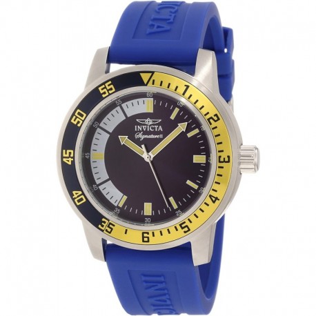 Reloj Invicta 7461 Hombre Signature Dark Blue Dial Polyureth (Importación USA)
