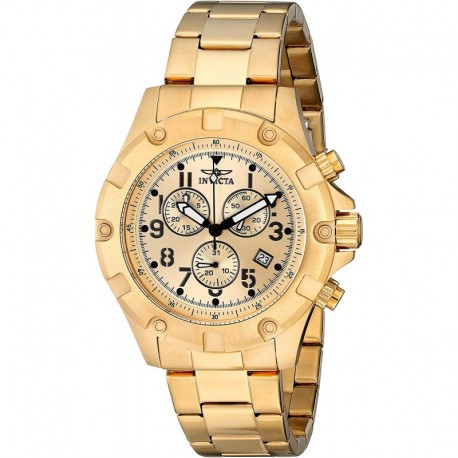 Reloj Invicta 13619 Hombre "Specialty 18k Gold Ion-Plated (Importación USA)