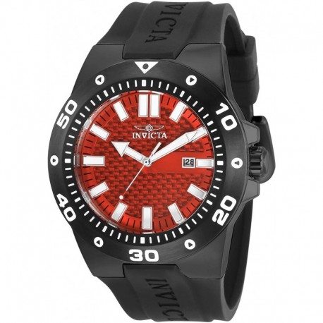 Reloj Invicta 30963 Pro Diver Quartz Red Dial Hombre (Importación USA)