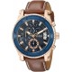 Reloj Guess U0673G3 Hombre Stainless Steel Casual Leather (Importación USA)