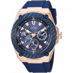 Reloj Guess Model U1049G2 Hombre Stainless Steel Casual Sili (Importación USA)