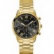 Reloj Guess W1309G2 Hombre 44mm Gold-Tone Steel Bracelet & C (Importación USA)