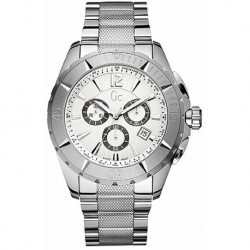 Reloj Guess X53001G1S 45 Silver Steel Bracelet & Case Minera (Importación USA)