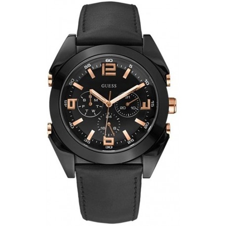 Reloj Guess W13082G1 Multi-Function Leather Band Hombre - (Importación USA)