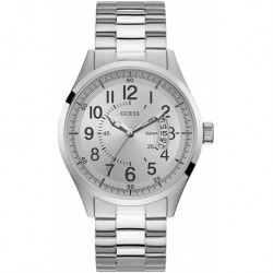 Reloj Guess W1245G1 Hombre Stainless Steel Grey Easy Reader (Importación USA)