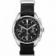 Reloj Bulova 96A225 Hombre Stainless Steel Quartz Sport with Nylon Strap, Black, 20