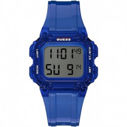 Reloj Guess GW0270G3 Hombre Polycarbonate Quartz with Silicone Strap, Blue, 20 (Model: GW0270G3)