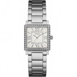 Reloj Guess W0827L1 W0827L1,Ladies Dress,Stainless Steel,Silver-Tone,Crystal Accented Bezel,30m WR