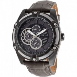 Reloj Guess GUESS-W0039G2 Hombre Gray Dial Genuine Leather
