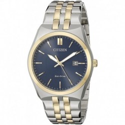 Reloj Citizen BM7334-58L Corso Hombre Quartz with Blue Dial Analogue Display and Silver Stainless Steel Plated Bracelet