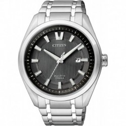 Reloj Citizen Super Titanium Quartz , Eco Drive, 42 mm, Black, 10 ATM, AW1240-57E
