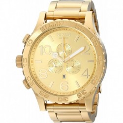 Reloj Nixon A083502 51-30 Chrono. 100m Water Resistant Hombre (XL 51mm Face/ 25mm Stainless Steel Band)