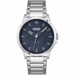 Reloj Hugo Boss 1530186 by Hombre Quartz with Stainless Steel Strap, Silver, 22