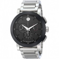 Reloj Movado 0606792 Hombre Museum Sport Stainless Steel with Black Dial