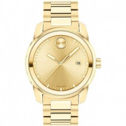Reloj Movado 3600735 Hombre Swiss Quartz with Stainless Steel Strap, Yellow Gold, 21
