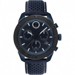 Reloj Movado 3600516 Hombre BOLD Sport PVD Chronograph with a Printed Index Dial, Black/Blue (Model 3600516)