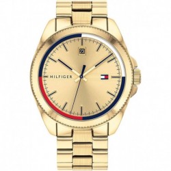Reloj Tommy Hilfiger 1791686 Hombre Quartz with Gold Tone Stainless Steel Strap, 22