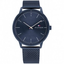 Reloj Tommy Hilfiger 1791841 Hombre Quartz with Stainless Steel Strap, Blue, 21