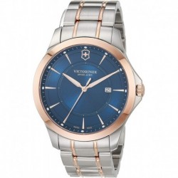 Reloj Victorinox 241911 Alliance, Blue 2-Tones dial, Rose-Gold PVD Bezel, SST Bracelet