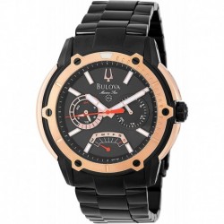 Reloj Bulova 98C106 Hombre Marine Star Black Dial Bracelet