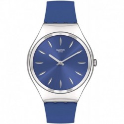 Reloj SYXS132 Swatch Unisex_Adult Quartz st. Steel Strap, Blue, 16 Casual