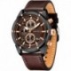 Reloj MF0161G Hombre Business Casual Wrist (Multifunction/Waterproof/Luminous/Calendar) Leather Strap Fashion for