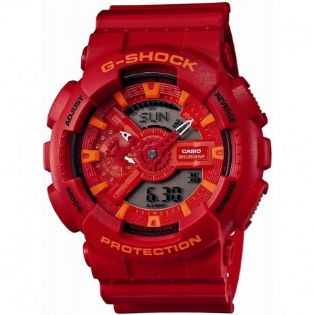 Reloj Casio GA-110AC-4AJF G-SHOCK Blue and Red Series Hombre LIMITED EDITION (Japan Import)