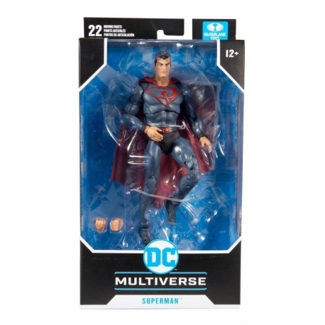Dc Multiverse Superman Red Son Figura Mcfarlane Nueva (Entrega Inmediata)