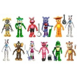Five Nights At Freddy's Colección 12 Figuras En Bolsa (Entrega Inmediata)
