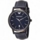 Reloj Emporio Armani AR2479 Hombre Dress Black Leather (Importación USA)