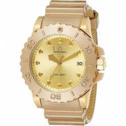 Reloj Emporio Armani AR6084 Hombre Sport Gold Silicone (Importación USA)