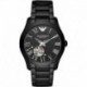 Reloj Emporio Armani AR60014 Hombre Automatic Black-Tone Sta (Importación USA)
