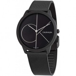 Reloj Calvin Klein K3M5145X Minimal Quartz Black Dial Hombre