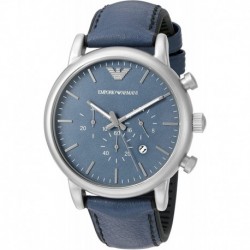 Reloj Emporio Armani AR1969 Hombre Dress Blue Leather Quartz