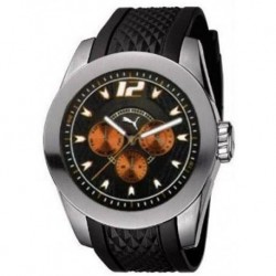 Reloj Puma 2014 BIG WHEELER PU101511005 BLACK RUBBER STRAP Hombre