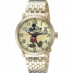 Reloj Disney W002413 Mickey Mouse Hombre Analog Display Quartz Gold
