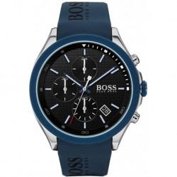 Reloj Hugo Boss 1513717 Hombre Stainless Steel Quartz with Silicone Strap, Blue, 22 (Model: 1513717)
