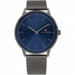 Reloj Tommy Hilfiger 1791878 Hombre Quartz with Stainless Steel Strap, Grey, 21 (Model: 1791878)