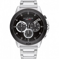 Reloj Tommy Hilfiger 1791890 Hombre Quartz with Stainless Steel Strap, Silver, 22 (Model: 1791890)
