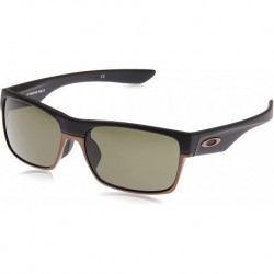 Gafas Oakley Hombre OO9256 TwoFace Asian Fit Rectangular , Matte Black/Dark Grey, 60 mm